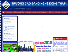 Tablet Screenshot of dtvc.edu.vn